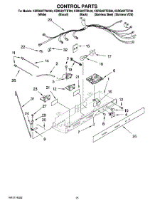 12 - Control Parts, Optional Parts (Not Included) parts for Kitchenaid Refrigerator KSRG22FTST00 from AppliancePartsPros.com