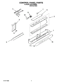 05 - Control Panel Parts parts for Kitchenaid Refrigerator KSSC36QMS03 from AppliancePartsPros.com