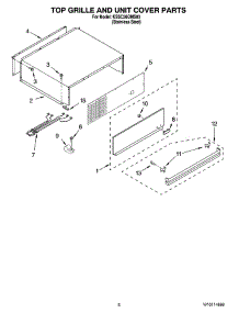 06 - Top Grille And Unit Cover Parts parts for Kitchenaid Refrigerator KSSC36QMS03 from AppliancePartsPros.com