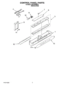 05 - Control Panel Parts parts for Kitchenaid Refrigerator KSSP36QMS03 from AppliancePartsPros.com