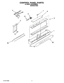 05 - Control Panel Parts parts for Kitchenaid Refrigerator KSSC48QMS03 from AppliancePartsPros.com
