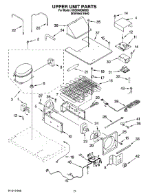 13 - Upper Unit Parts parts for Kitchenaid Refrigerator KSSC48QMS03 from AppliancePartsPros.com