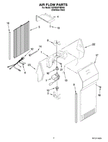03 - Air Flow Parts parts for Kitchenaid Refrigerator KSRB22FRBX02 from AppliancePartsPros.com