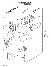 11 - Icemaker Parts parts for Kitchenaid Refrigerator KSRB22FRBX02 from AppliancePartsPros.com