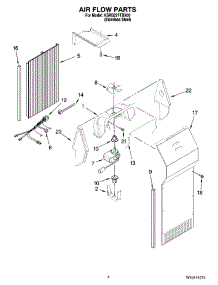 03 - Air Flow Parts parts for Kitchenaid Refrigerator KSRB22FTBX00 from AppliancePartsPros.com