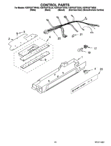 10 - Control Parts parts for Kitchenaid Refrigerator KSRP25FTWH00 from AppliancePartsPros.com