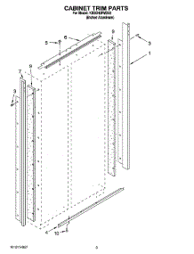 02 - Cabinet Trim Parts parts for Kitchenaid Refrigerator KSSO42FMX03 from AppliancePartsPros.com