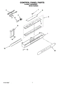 05 - Control Panel Parts parts for Kitchenaid Refrigerator KSSO42FMX03 from AppliancePartsPros.com
