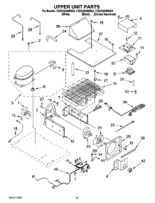 13 - Upper Unit Parts parts for Kitchenaid Refrigerator KSSS36QMW03 from AppliancePartsPros.com
