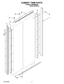 02 - Cabinet Trim Parts parts for Kitchenaid Refrigerator KSSS36FMX03 from AppliancePartsPros.com