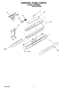 05 - Control Panel Parts parts for Kitchenaid Refrigerator KSSS36FMX03 from AppliancePartsPros.com