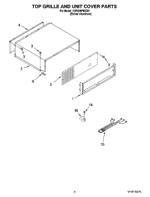 06 - Top Grille And Unit Cover Parts parts for Kitchenaid Refrigerator KSSS36FMX03 from AppliancePartsPros.com