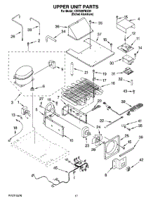 11 - Upper Unit Parts parts for Kitchenaid Refrigerator KSSS36FMX03 from AppliancePartsPros.com