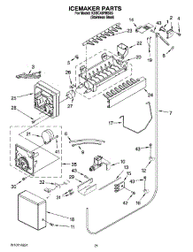 13 - Icemaker Parts parts for Kitchenaid Refrigerator KSSC48FMS03 from AppliancePartsPros.com