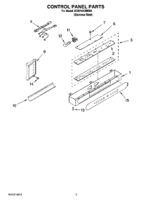 05 - Control Panel Parts parts for Kitchenaid Refrigerator KSSP42QMS03 from AppliancePartsPros.com