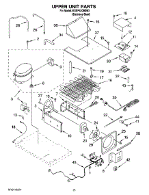 13 - Upper Unit Parts parts for Kitchenaid Refrigerator KSSP42QMS03 from AppliancePartsPros.com