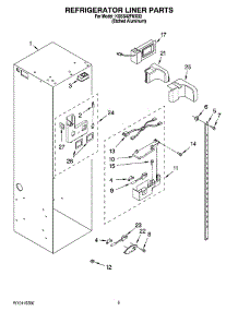 04 - Refrigerator Liner Parts parts for Kitchenaid Refrigerator KSSS42FMX03 from AppliancePartsPros.com