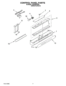 05 - Control Panel Parts parts for Kitchenaid Refrigerator KSSS42FMX03 from AppliancePartsPros.com