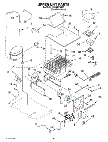 11 - Upper Unit Parts parts for Kitchenaid Refrigerator KSSS42FMX03 from AppliancePartsPros.com
