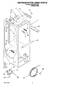 02 - Refrigerator Liner Parts parts for Kitchenaid Refrigerator KSRB25FTBX00 from AppliancePartsPros.com