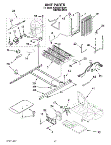 11 - Unit Parts parts for Kitchenaid Refrigerator KSRB25FTBX00 from AppliancePartsPros.com
