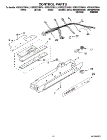 10 - Control Parts parts for Kitchenaid Refrigerator KSRS25CSBT01 from AppliancePartsPros.com