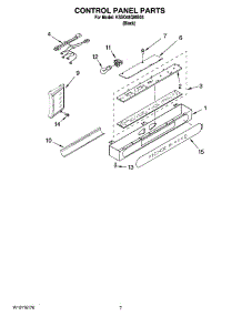 05 - Control Panel Parts parts for Kitchenaid Refrigerator KSSO48QMB03 from AppliancePartsPros.com