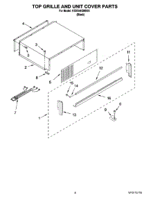 06 - Top Grille And Unit Cover Parts parts for Kitchenaid Refrigerator KSSO48QMB03 from AppliancePartsPros.com
