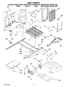 10 - Unit Parts parts for Kitchenaid Refrigerator KSRG22FTSS00 from AppliancePartsPros.com