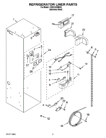 04 - Refrigerator Liner Parts parts for Kitchenaid Refrigerator KSSC42QMS03 from AppliancePartsPros.com