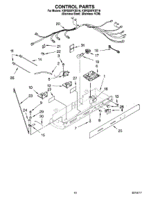 10 - Control Parts parts for Kitchenaid Refrigerator KSRG25FKSS18 from AppliancePartsPros.com