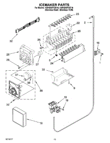 12 - Icemaker Parts, Optional Parts (Not Included) parts for Kitchenaid Refrigerator KSRG25FKSS18 from AppliancePartsPros.com