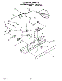 12 - Control Parts, Optional Parts (Not Included) parts for Kitchenaid Refrigerator KSRX22FSST01 from AppliancePartsPros.com