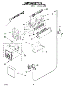 11 - Icemaker Parts parts for Kitchenaid Refrigerator KSRX22FSWH01 from AppliancePartsPros.com