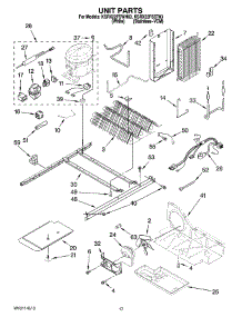10 - Unit Parts parts for Kitchenaid Refrigerator KSRX22FSWH03 from AppliancePartsPros.com