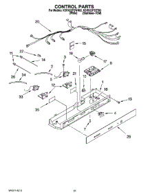 12 - Control Parts, Optional Parts (Not Included) parts for Kitchenaid Refrigerator KSRX22FSWH03 from AppliancePartsPros.com