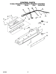 12 - Control Parts, Optional Parts (Not Included) parts for Kitchenaid Refrigerator KSRA22CNBL02 from AppliancePartsPros.com