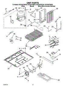 11 - Unit Parts parts for Kitchenaid Refrigerator KSCS23FSWH00 from AppliancePartsPros.com