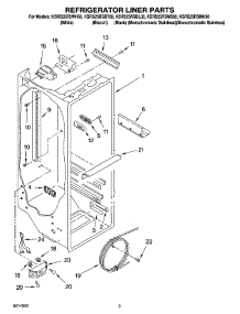 02 - Refrigerator Liner Parts parts for Kitchenaid Refrigerator KSRS25RSBL00 from AppliancePartsPros.com
