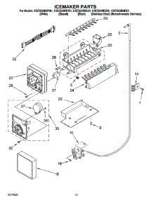 12 - Icemaker Parts, Optional Parts (Not Included) parts for Kitchenaid Refrigerator KSCS23INMS01 from AppliancePartsPros.com