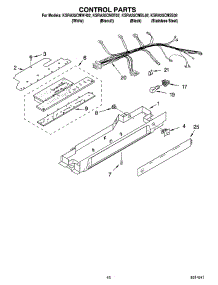 10 - Control Parts parts for Kitchenaid Refrigerator KSRA25CNBT02 from AppliancePartsPros.com
