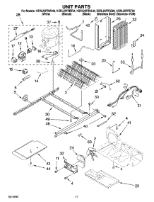 11 - Unit Parts parts for Kitchenaid Refrigerator KSRL25FRBL04 from AppliancePartsPros.com