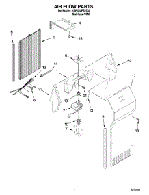 03 - Air Flow Parts parts for Kitchenaid Refrigerator KSRX22FSST02 from AppliancePartsPros.com
