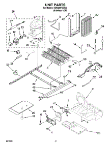 10 - Unit Parts parts for Kitchenaid Refrigerator KSRX22FSST02 from AppliancePartsPros.com