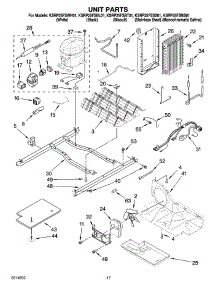 11 - Unit Parts parts for Kitchenaid Refrigerator KSRP25FSBT01 from AppliancePartsPros.com