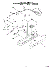10 - Control Parts parts for Kitchenaid Refrigerator KSRX25FSBL01 from AppliancePartsPros.com
