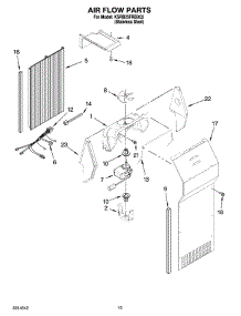 09 - Air Flow Parts parts for Kitchenaid Refrigerator KSRB25FRBX02 from AppliancePartsPros.com