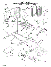 11 - Unit Parts parts for Kitchenaid Refrigerator KSRG25FKBL18 from AppliancePartsPros.com