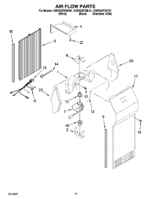 09 - Air Flow Parts parts for Kitchenaid Refrigerator KSRX25FSST01 from AppliancePartsPros.com