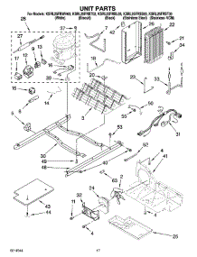 11 - Unit Parts parts for Kitchenaid Refrigerator KSRL25FRBT03 from AppliancePartsPros.com